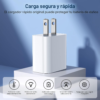 Cargador para iPhone de carga rápida, cargador de pared USB C de 20 W PD